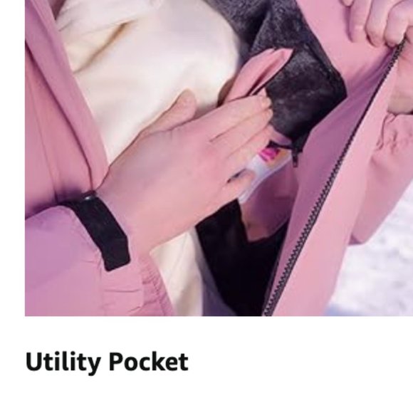 Ski Jacket Warm Winter Snow Coat - Picture 7 of 13